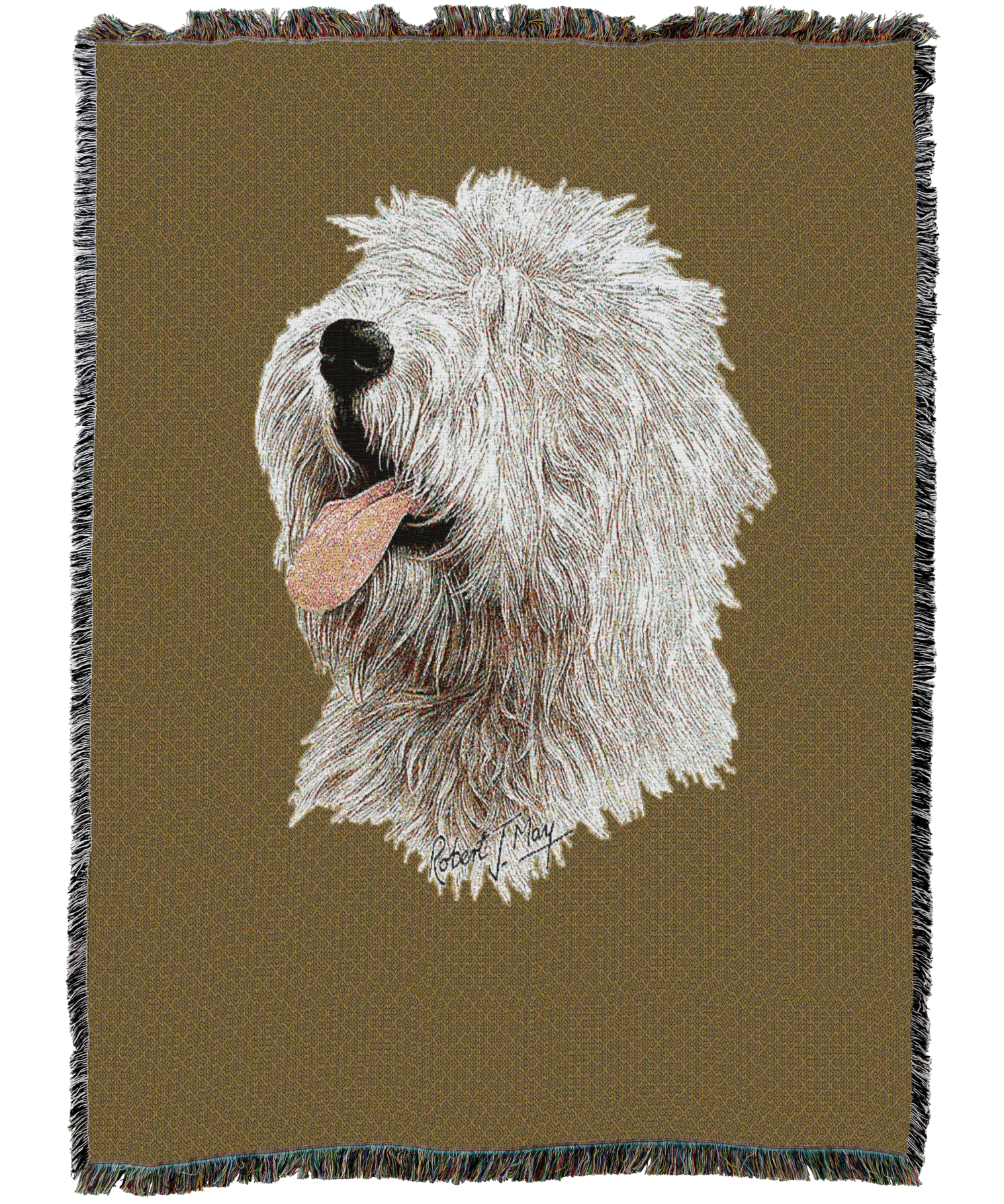 Old English Sheepdog 2 Blanket