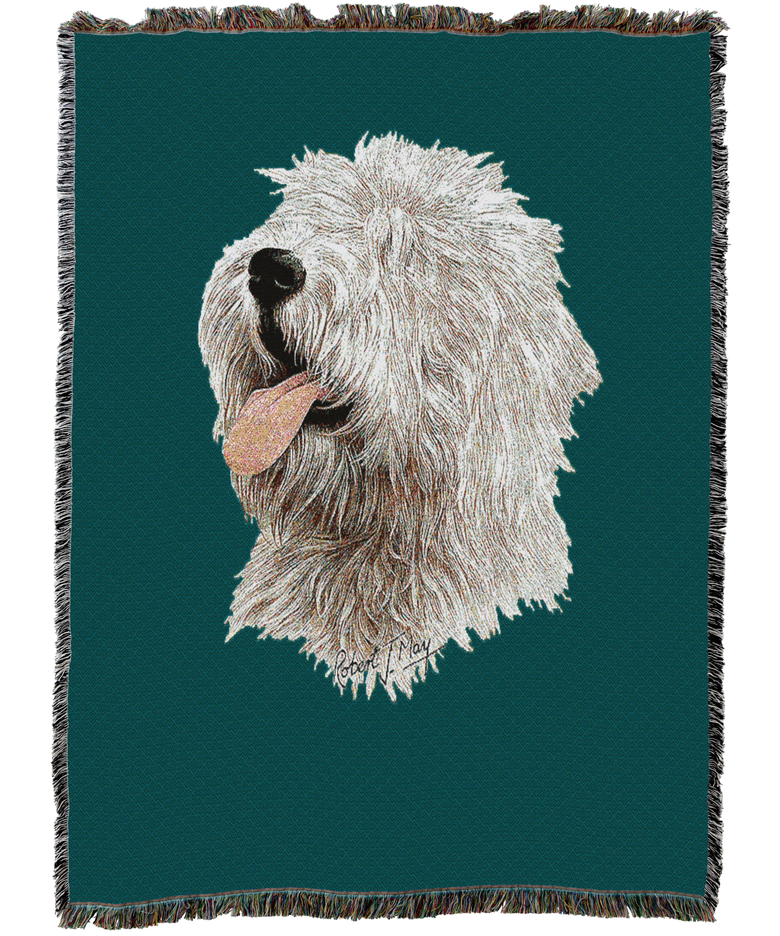 Old English Sheepdog 2 Blanket