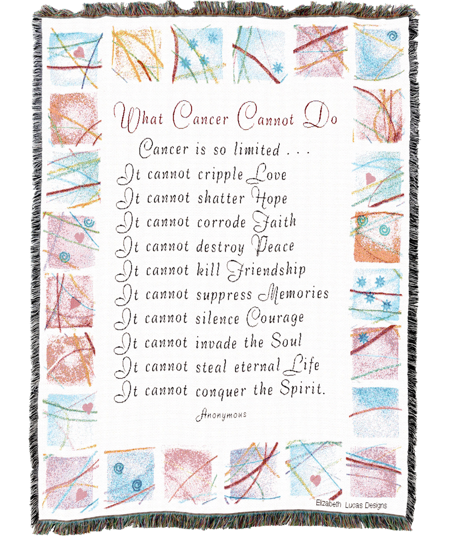What Cancer Cannot Do Blanket