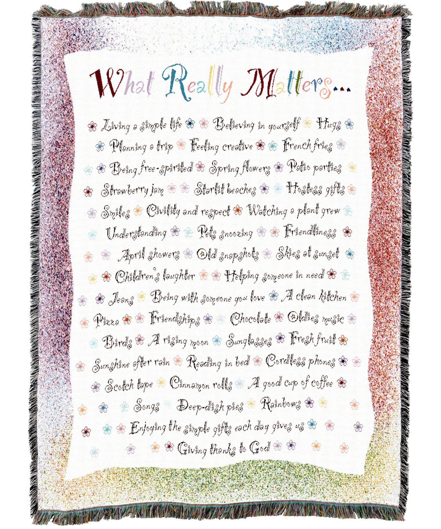 What Really Matters Blanket