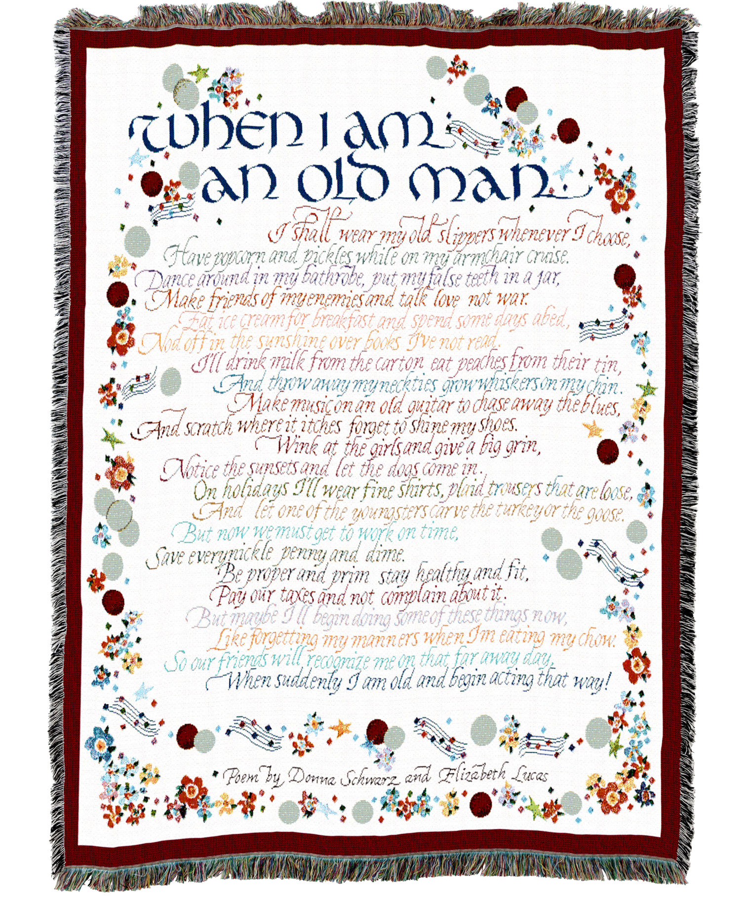 When I Am An Old Man Blanket