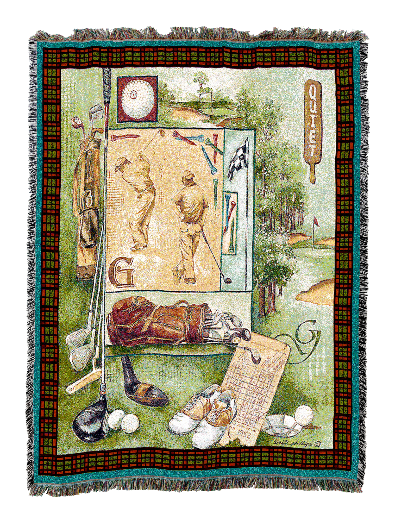 Quiet Golf Lover Blanket