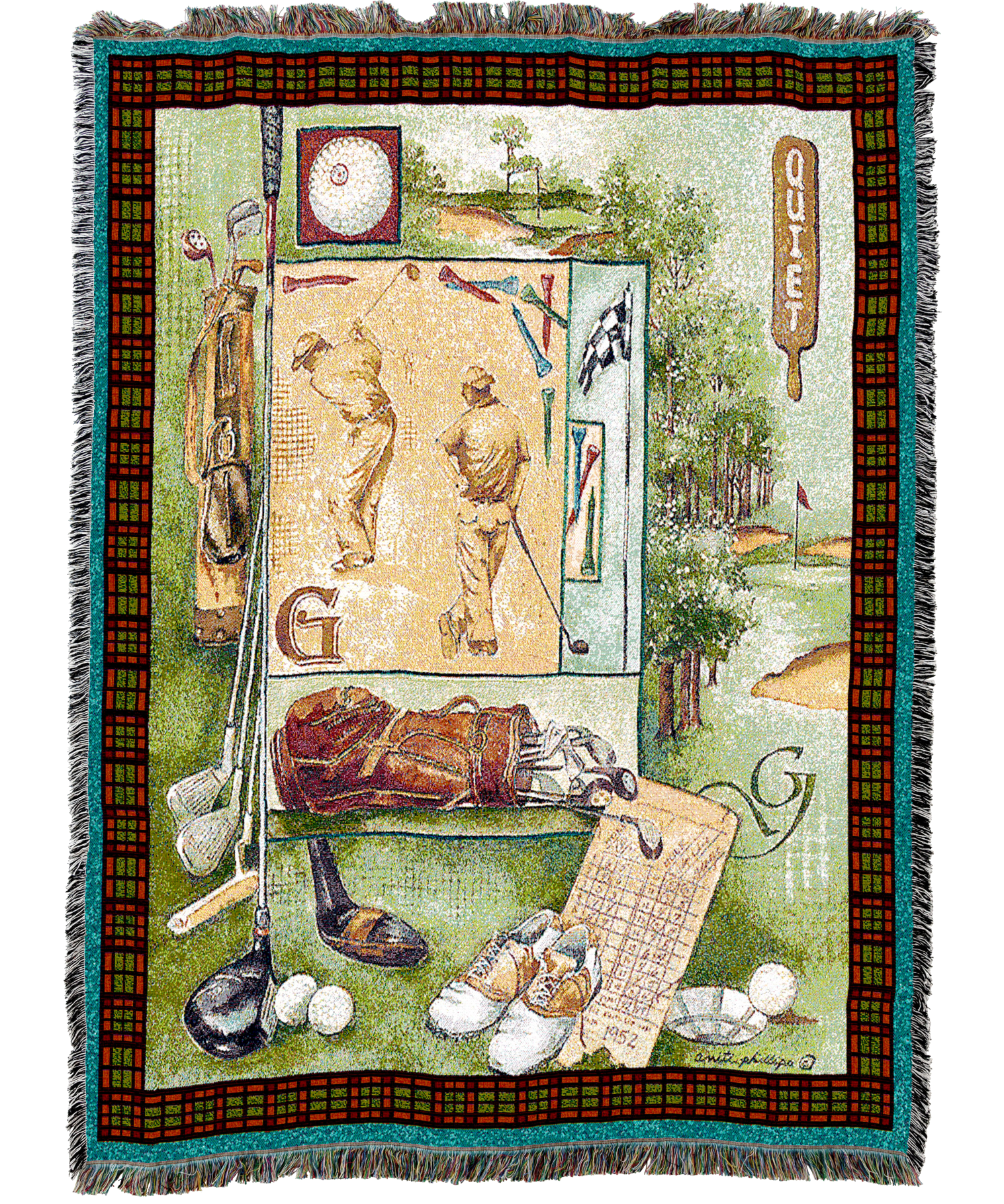 Quiet Golf Lover Blanket