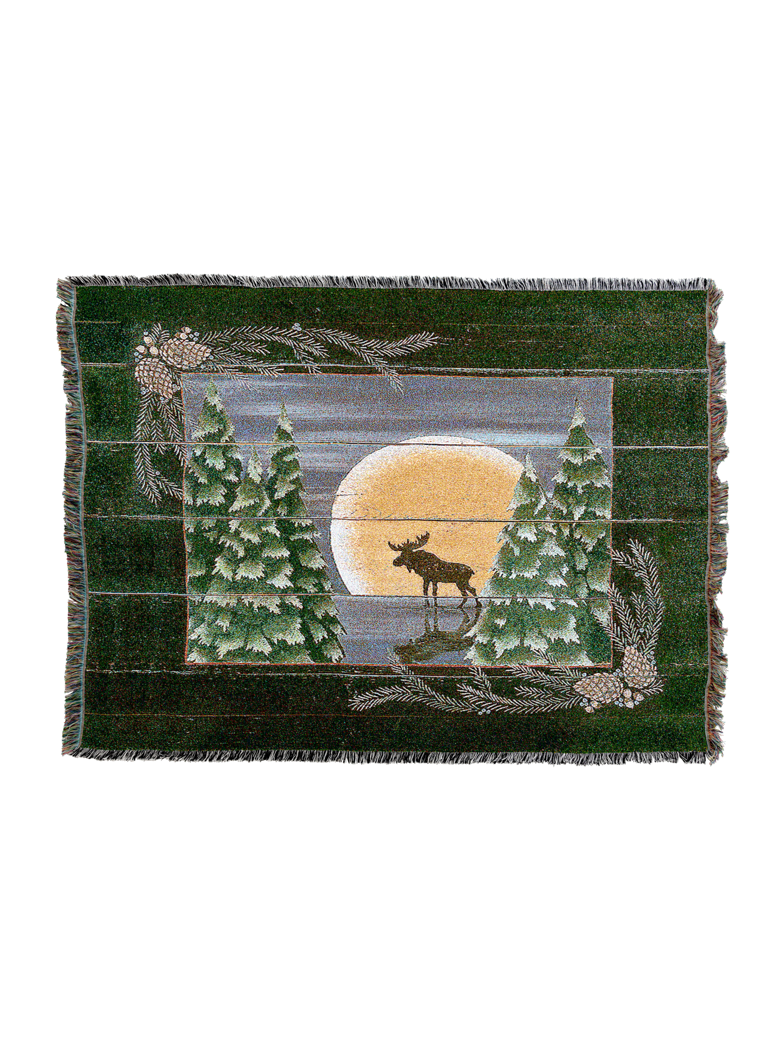 Moonlight Moose Blanket
