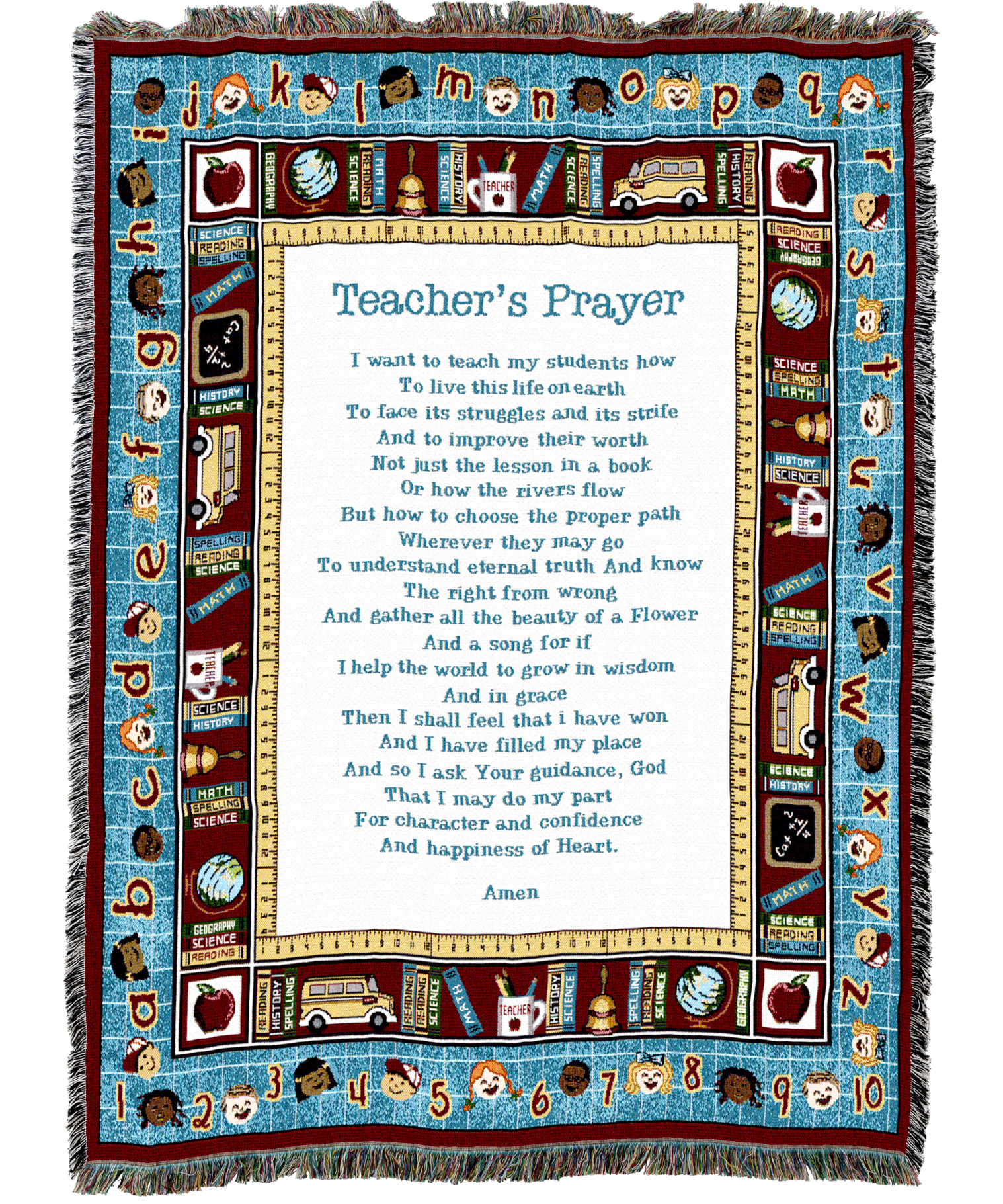 Teachers Prayer Blanket