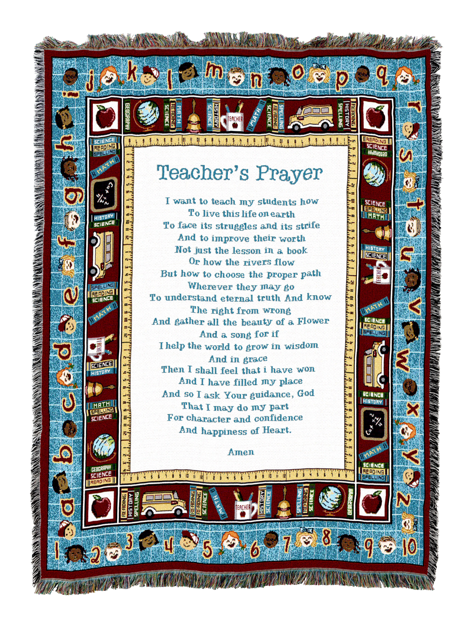 Teachers Prayer Blanket