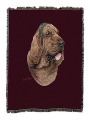 Bloodhound Blanket Red