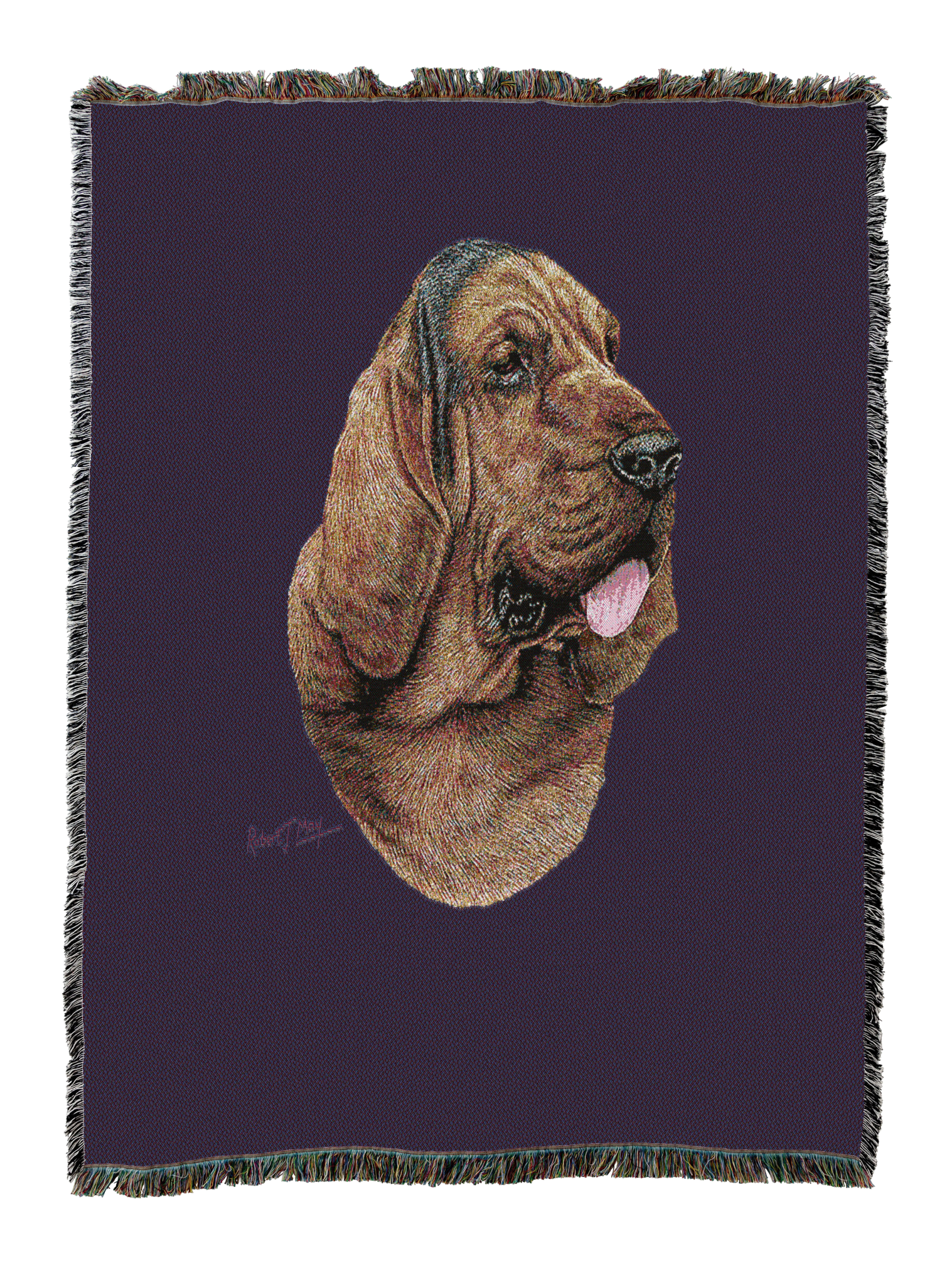 Bloodhound Blanket Purple