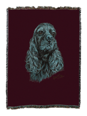 Cocker Spaniel Black Blanket