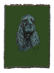 Cocker Spaniel Black Blanket