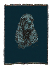 Cocker Spaniel Black Blanket