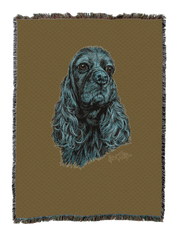 Cocker Spaniel Black Blanket