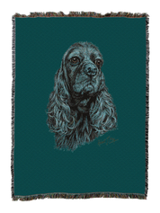 Cocker Spaniel Black Blanket