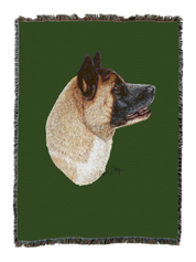 Akita Blanket Green
