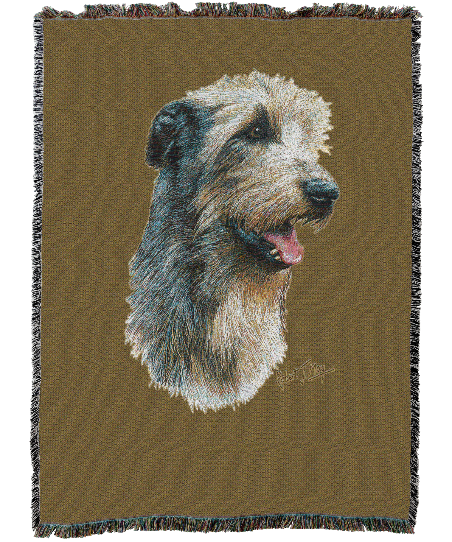Irish Wolfhound Blanket Sand