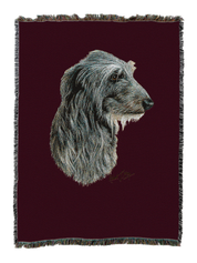 Scottish Deerhound Blanket Red
