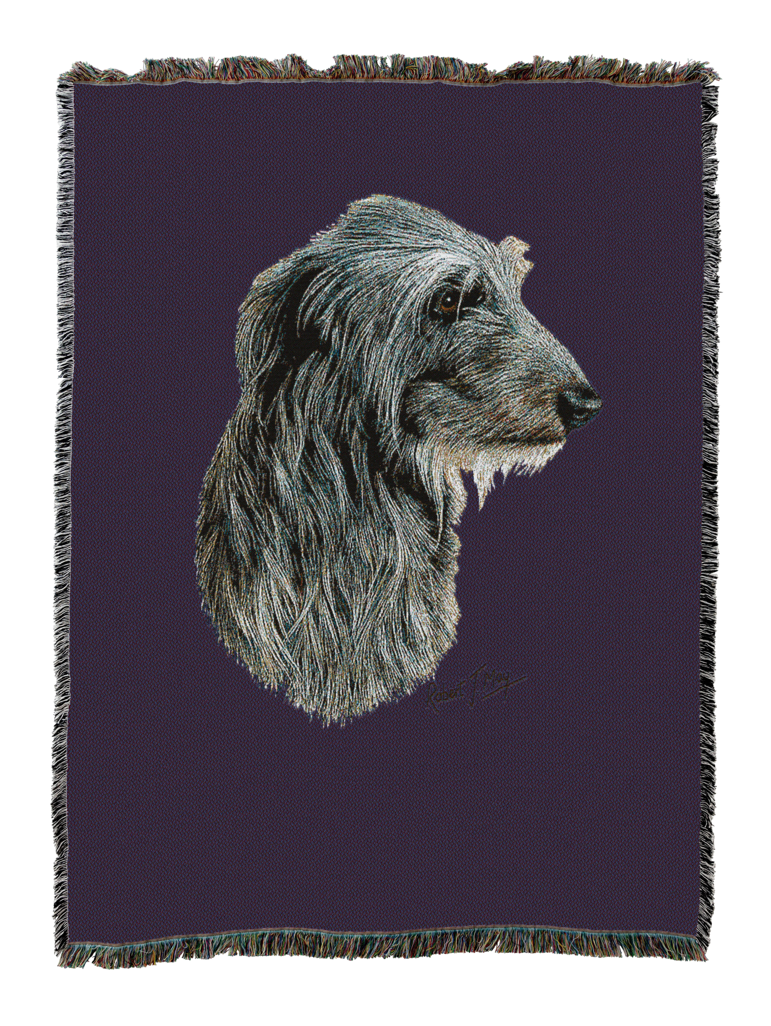 Scottish Deerhound Blanket Purple