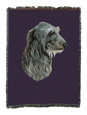 Scottish Deerhound Blanket Purple