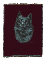 Schipperke Blanket Red