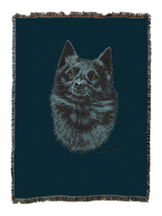 Schipperke Blanket Blue