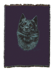 Schipperke Blanket Purple