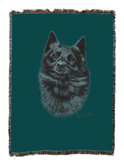 Schipperke Blanket Teal