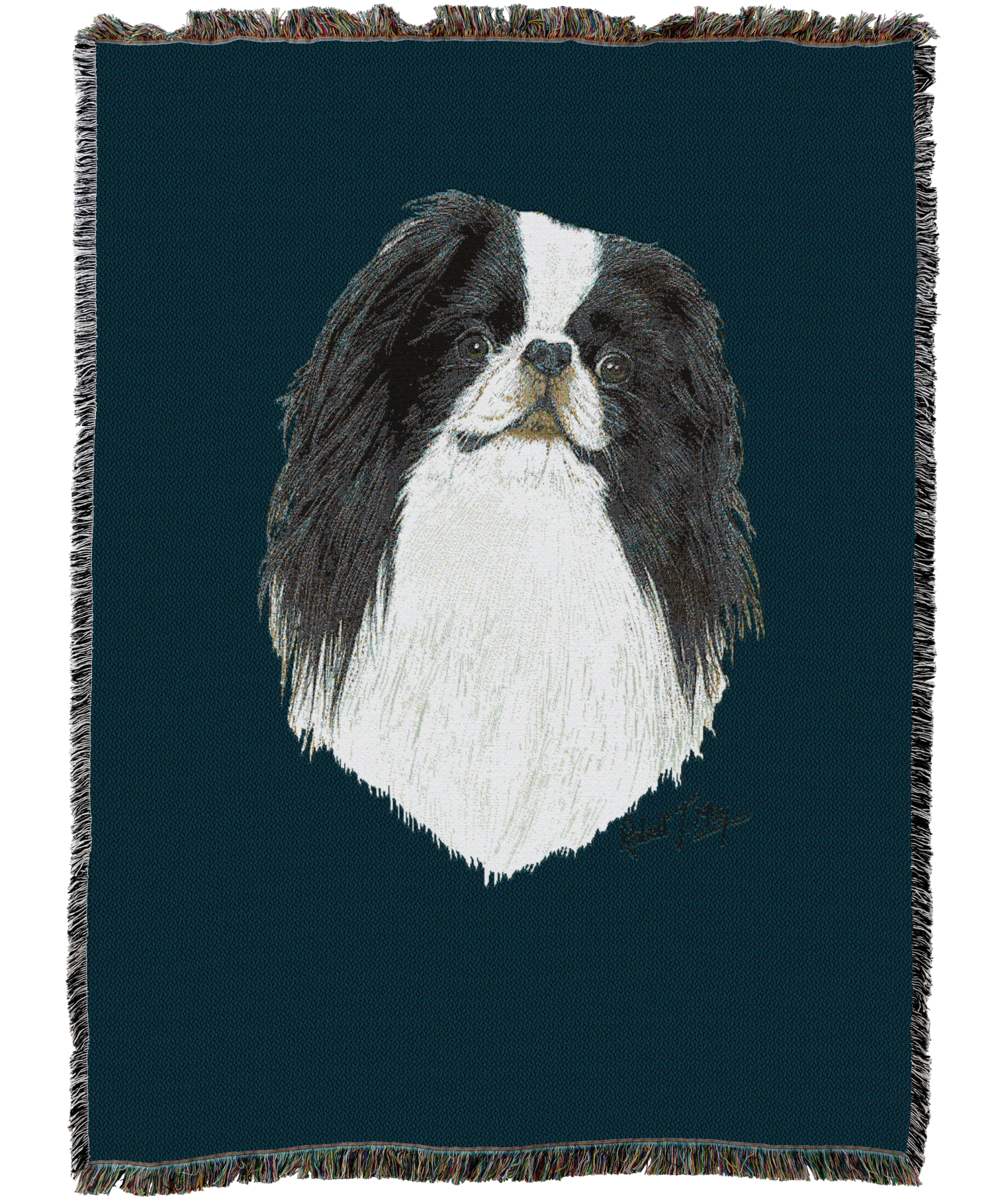 Japanese Chin Blanket Blue