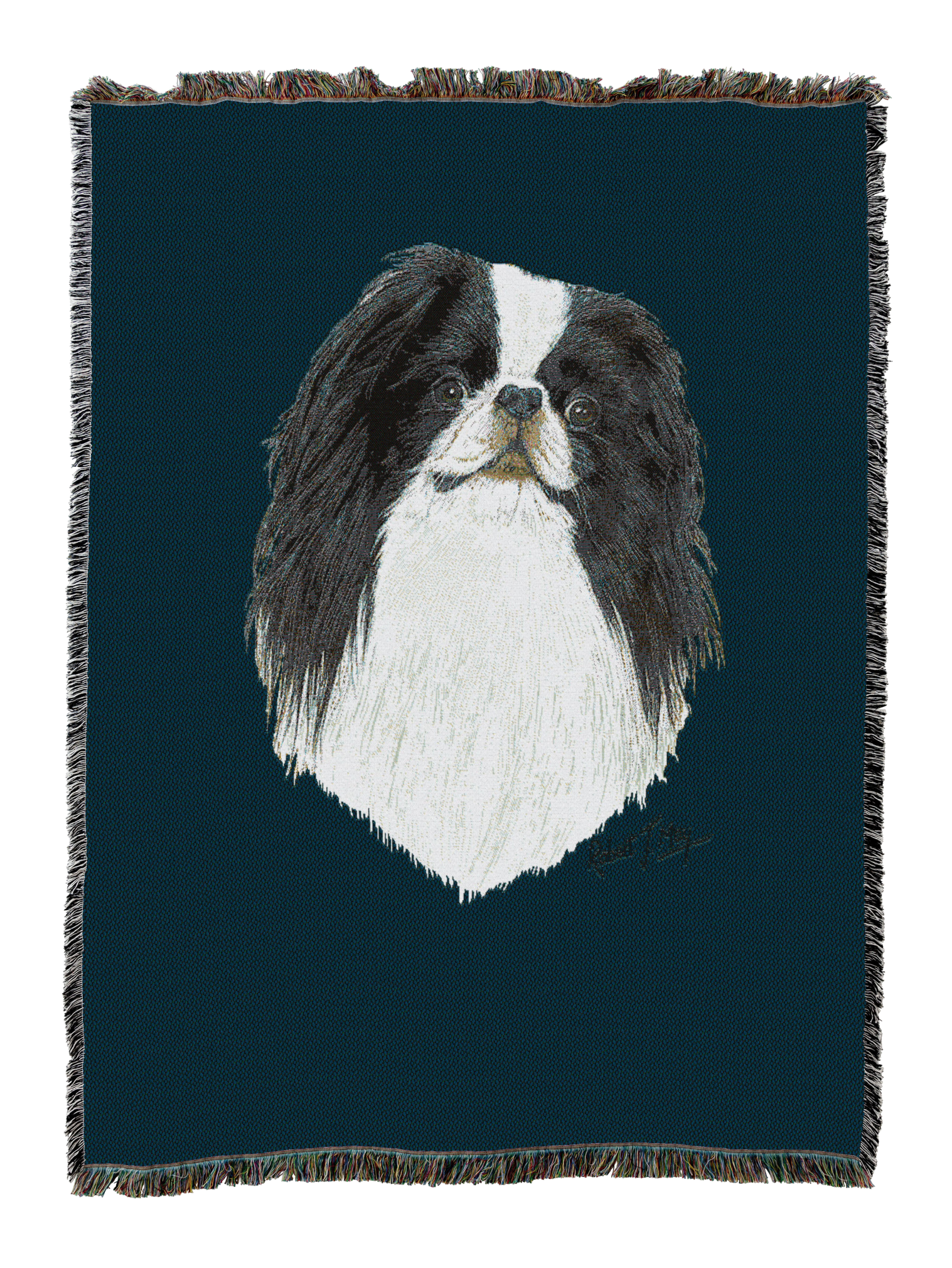 Japanese Chin Blanket Blue