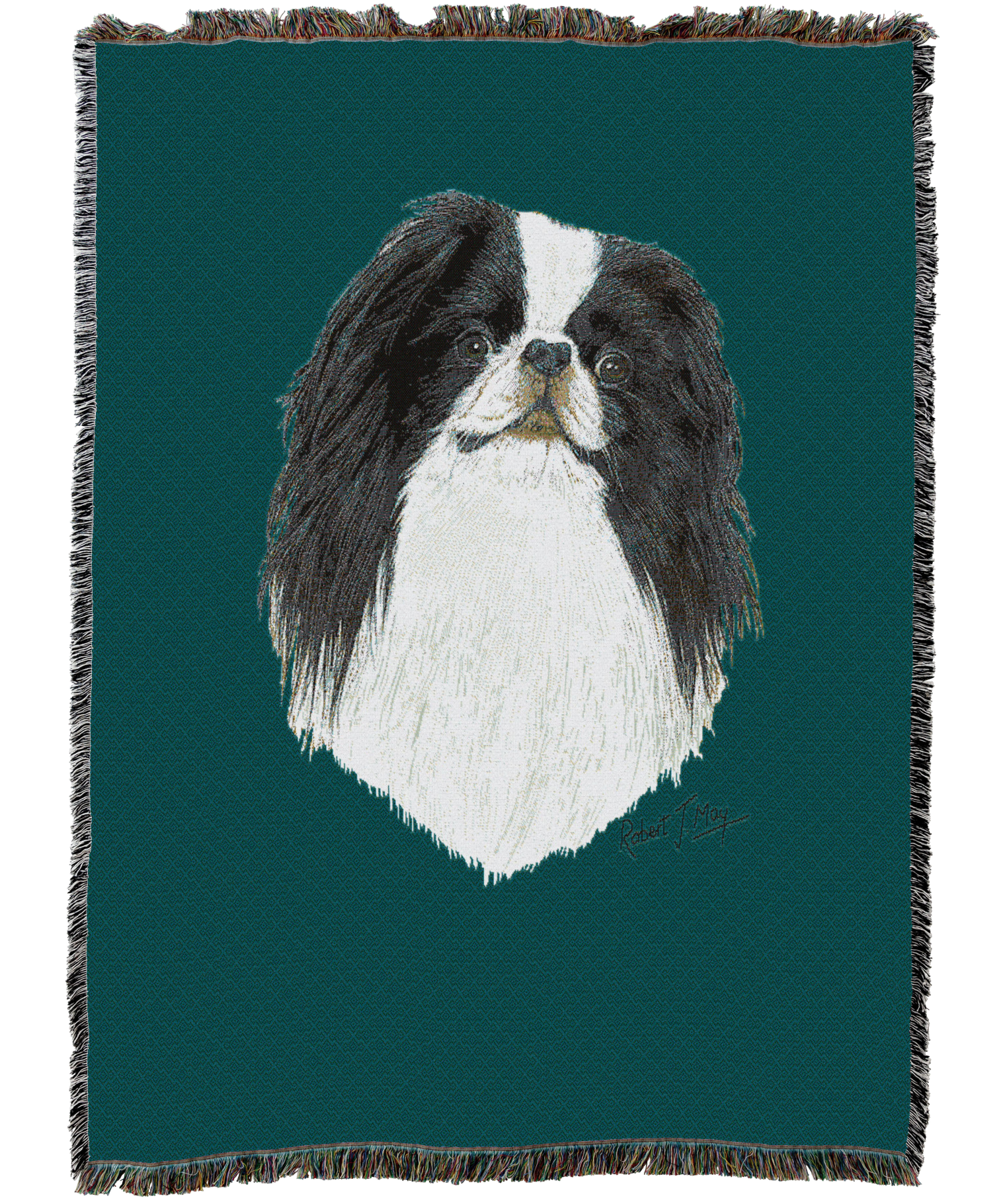 Japanese Chin Blanket Teal