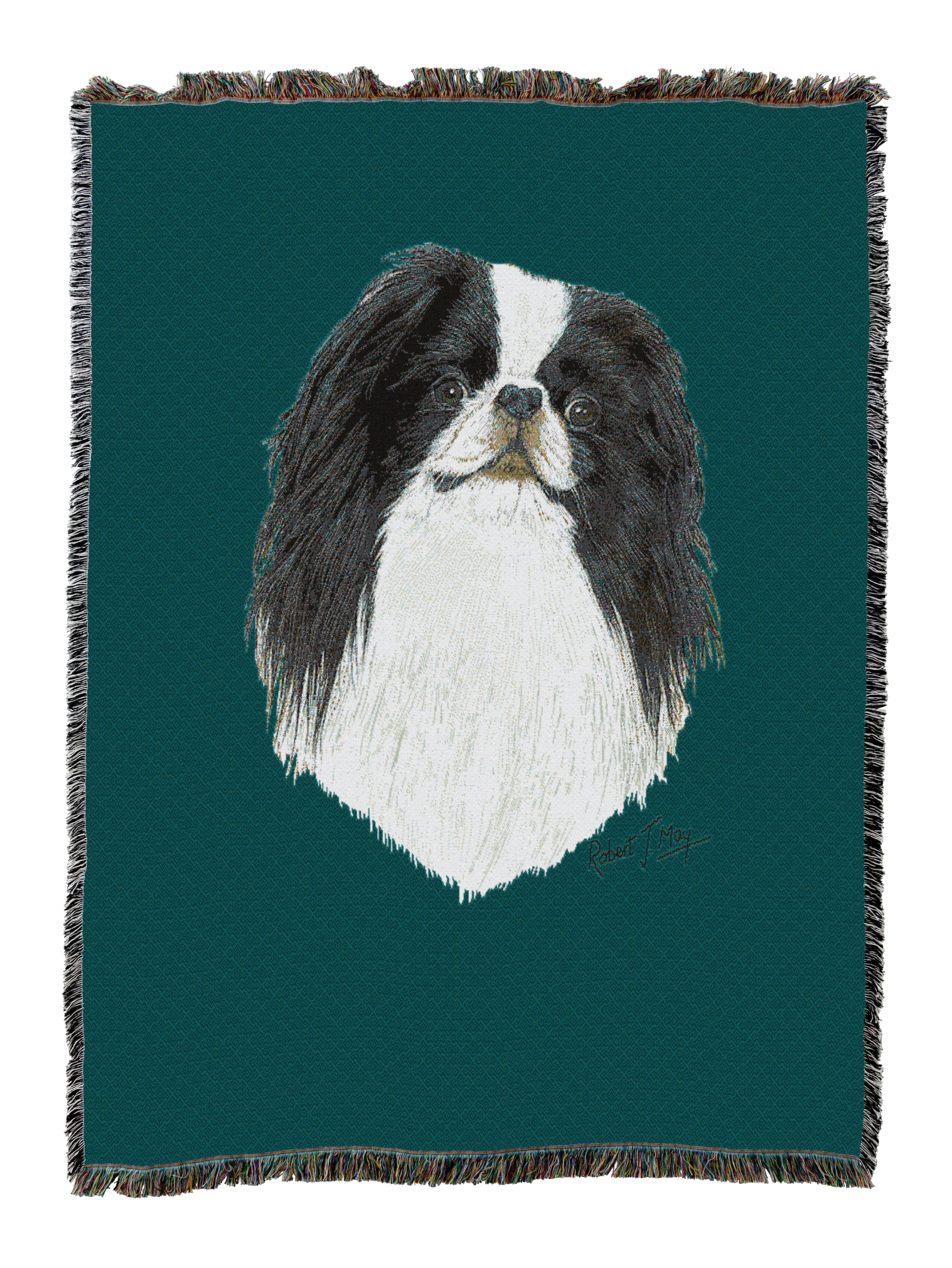Japanese Chin Blanket Teal