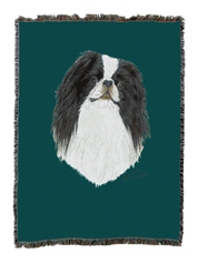 Japanese Chin Blanket Teal