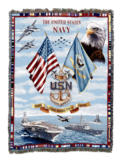 Navy Chiefs Blanket