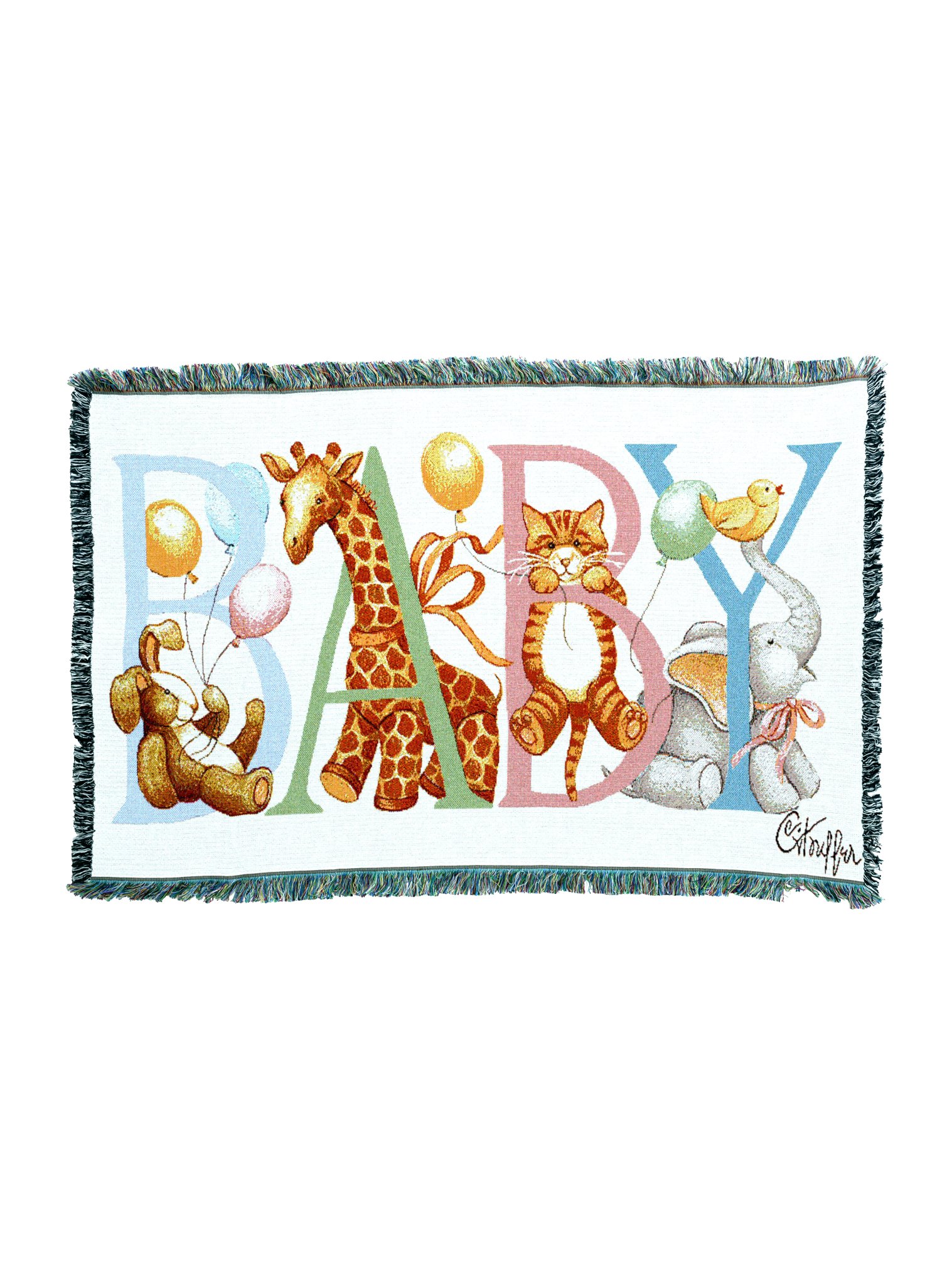 Baby Animals Small Blanket