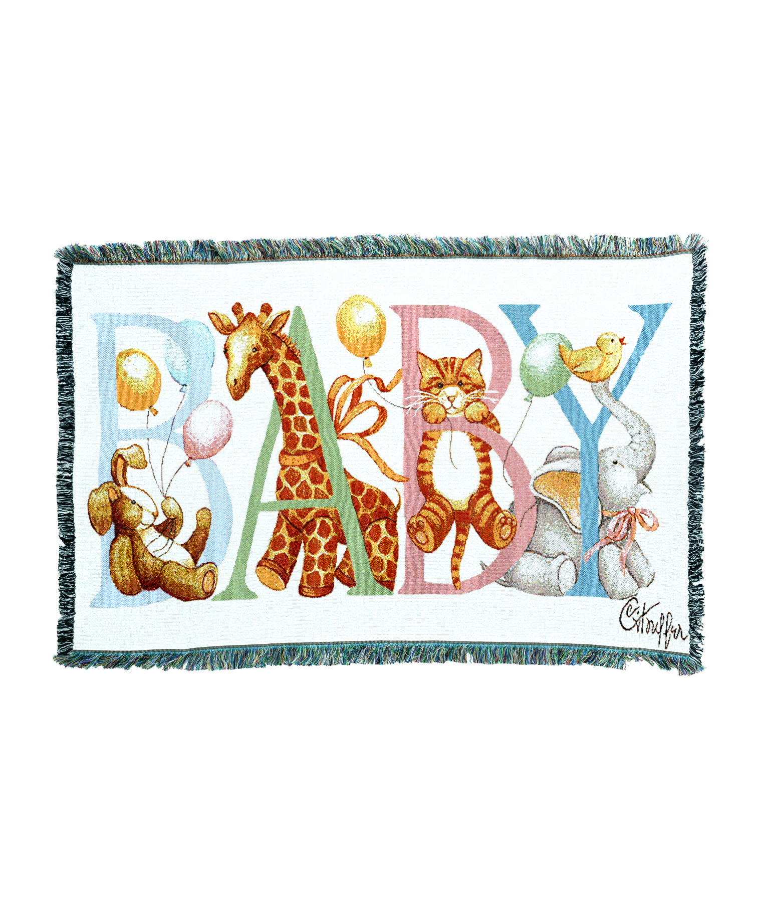 Baby Animals Small Blanket