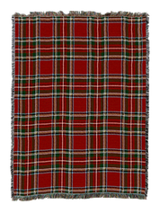 Stewart Royal Plaid Blanket