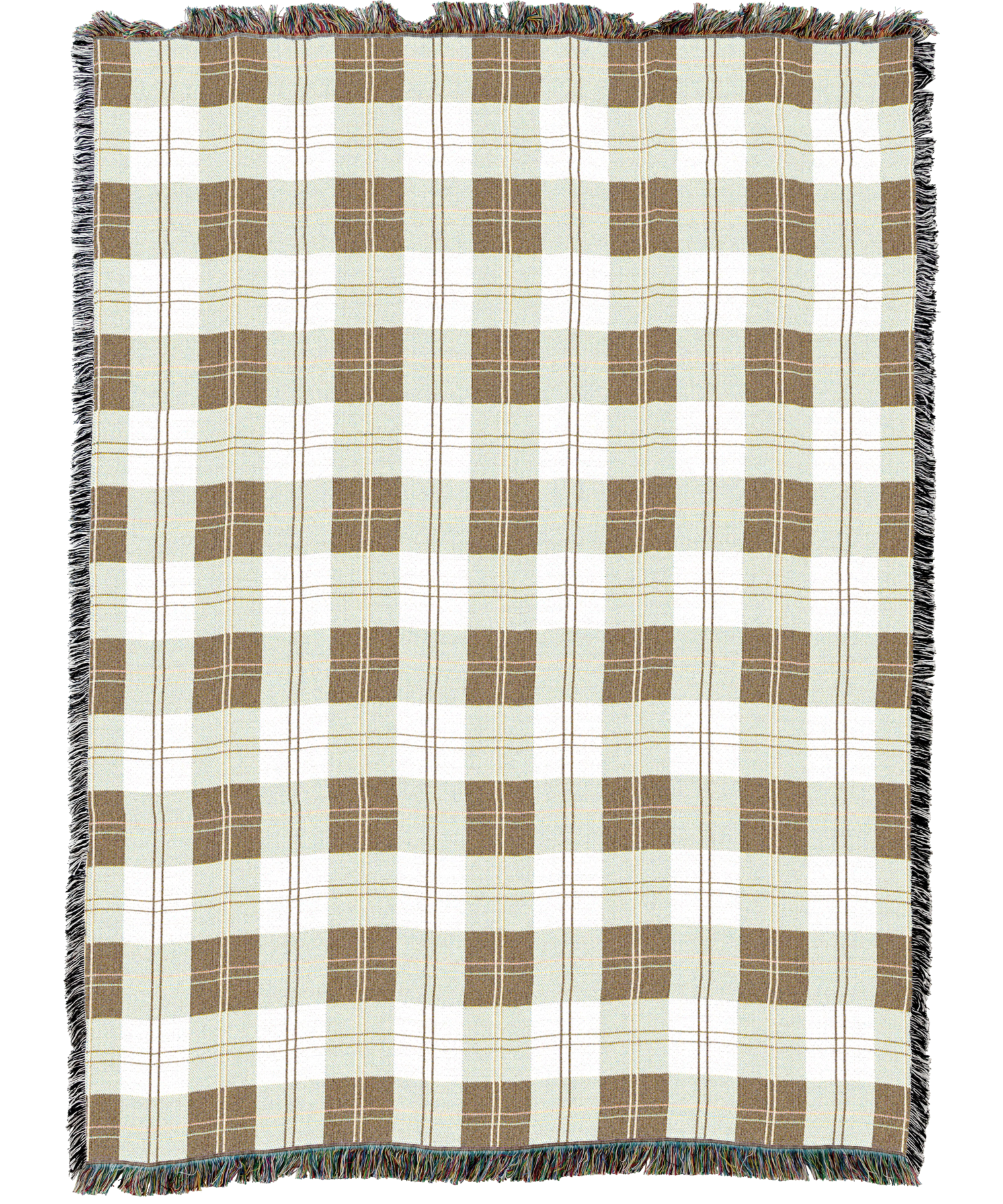 Soft Greyish Grey Plaid Blanket