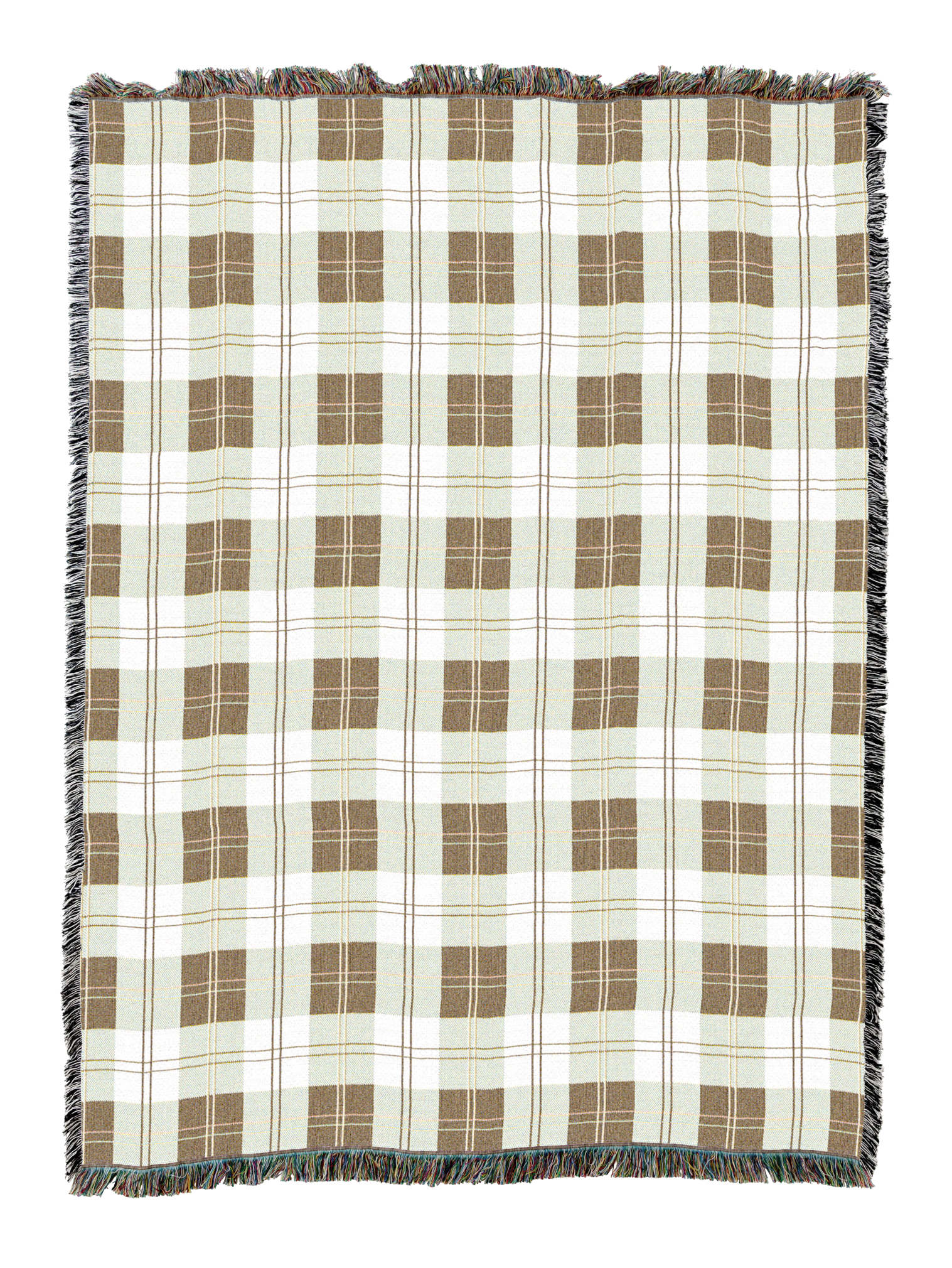 Soft Greyish Grey Plaid Blanket
