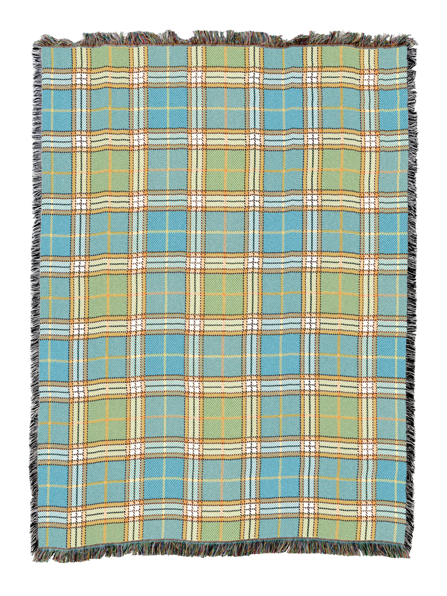 Freshwater Plaid Blanket