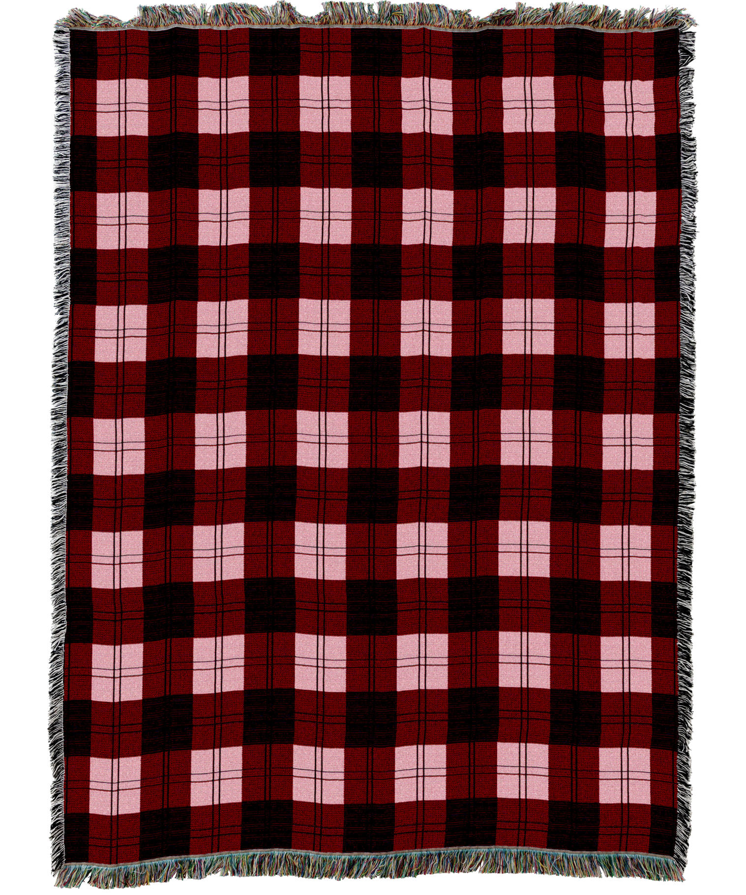 Watermelon Plaid Blanket