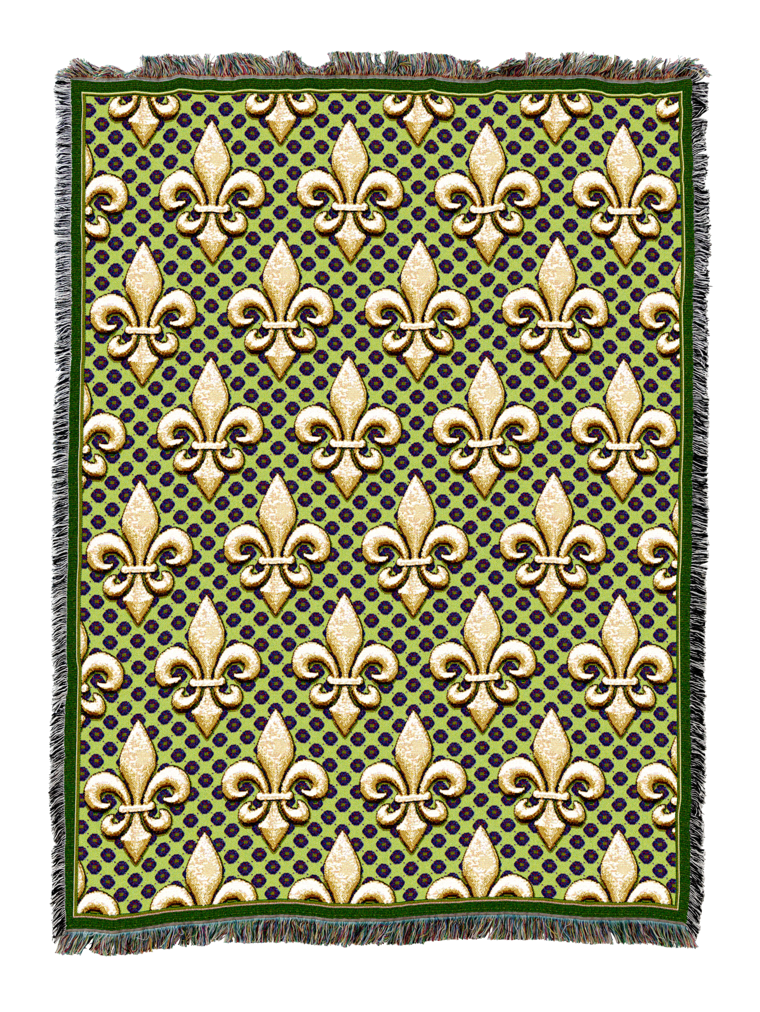 Fleur De Lis Tapestry Blanket