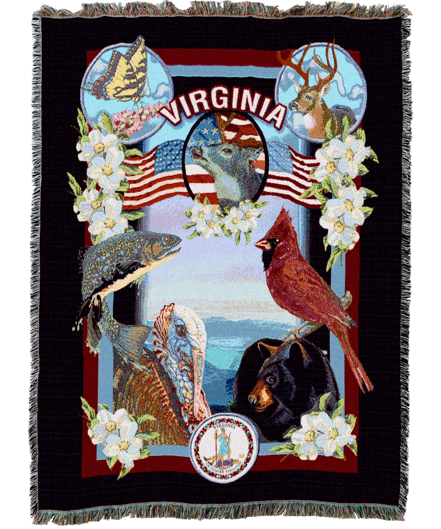 State Of Virginia Blanket