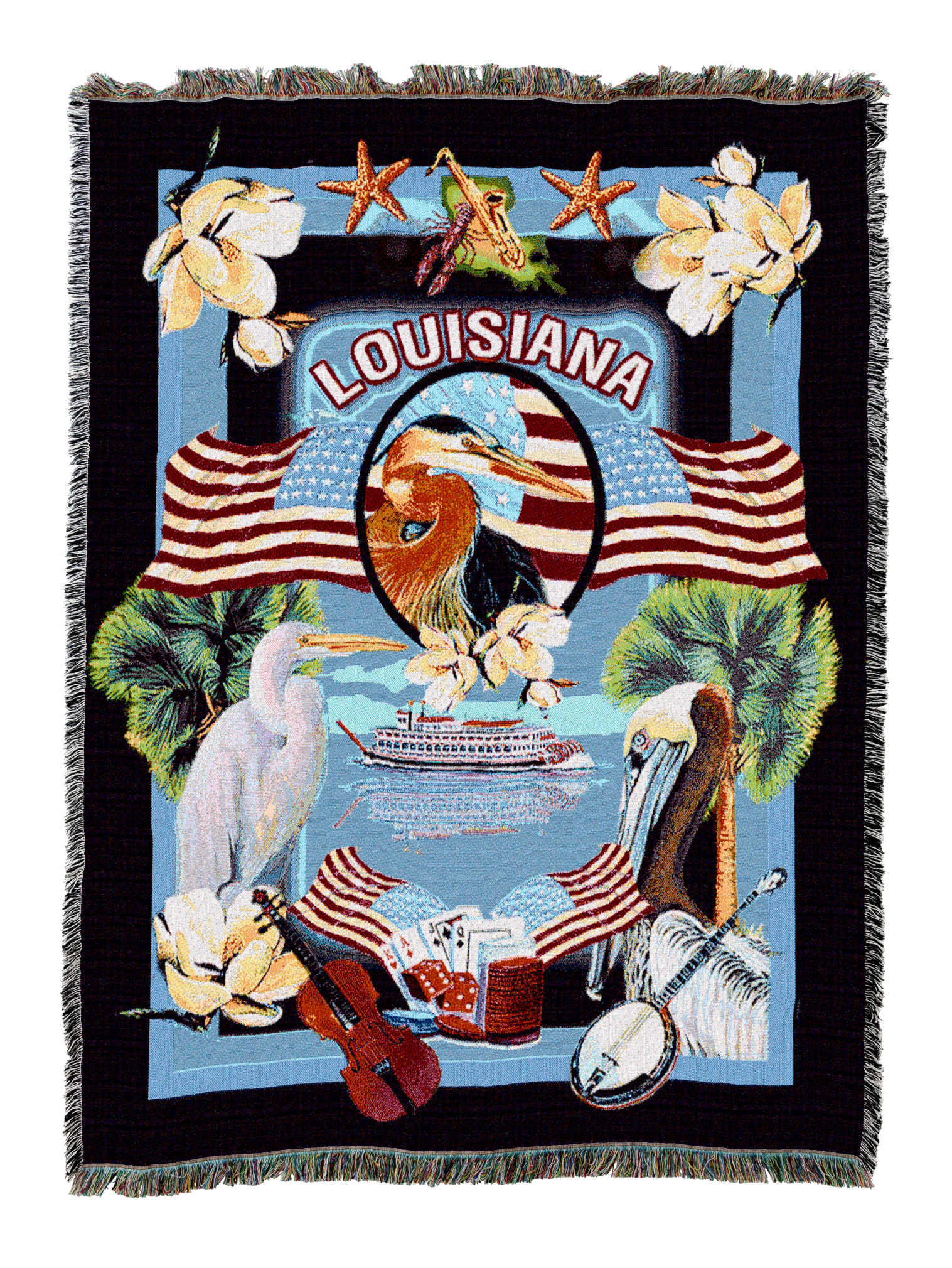 State Of Louisiana Blanket