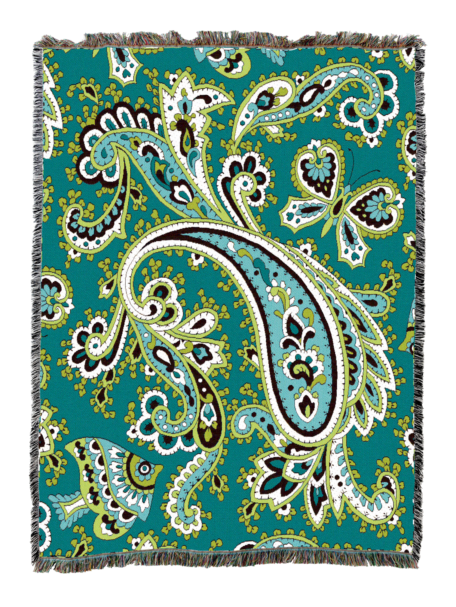 Paisley Tapestry Blanket