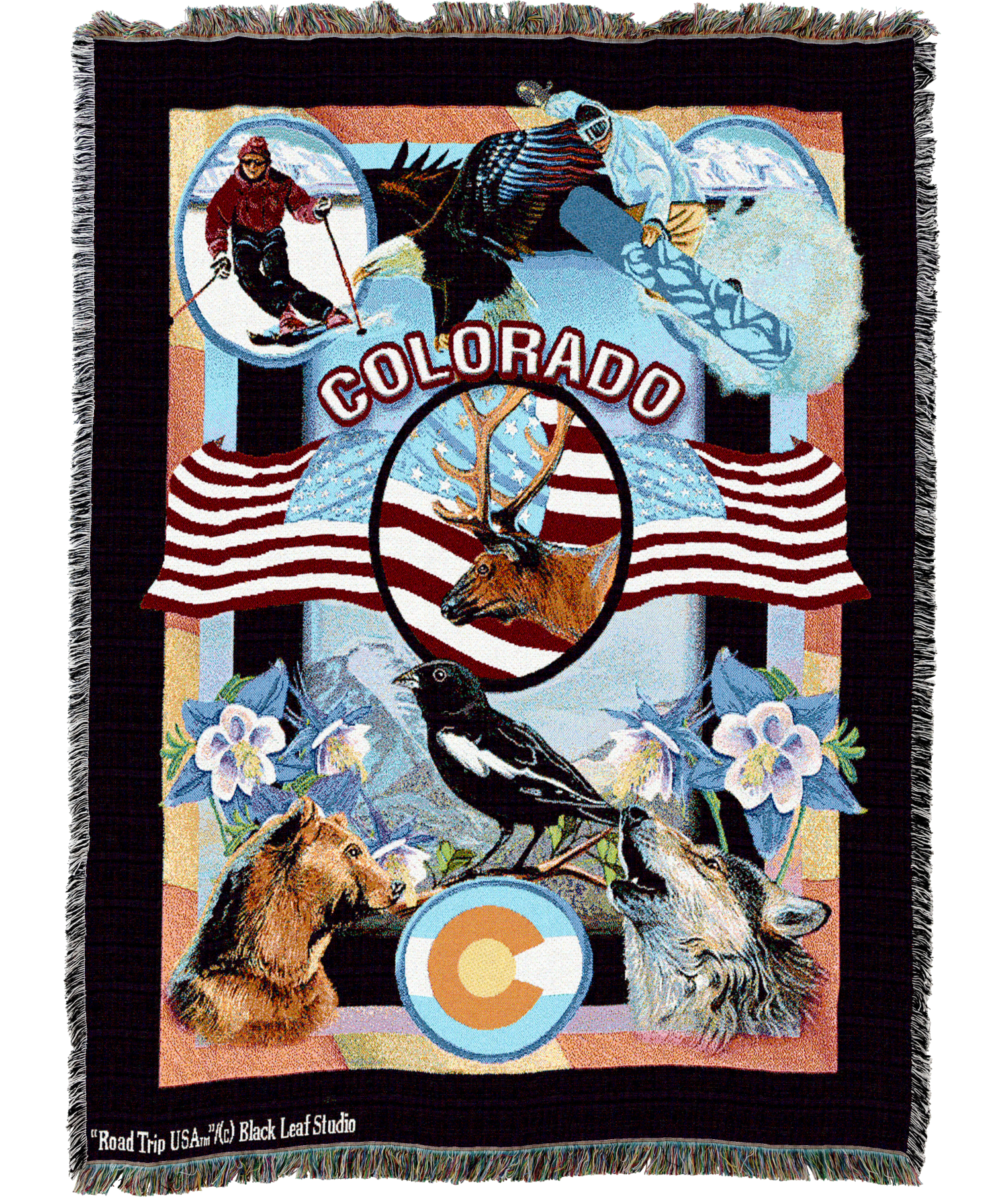 State Of Colorado Blanket