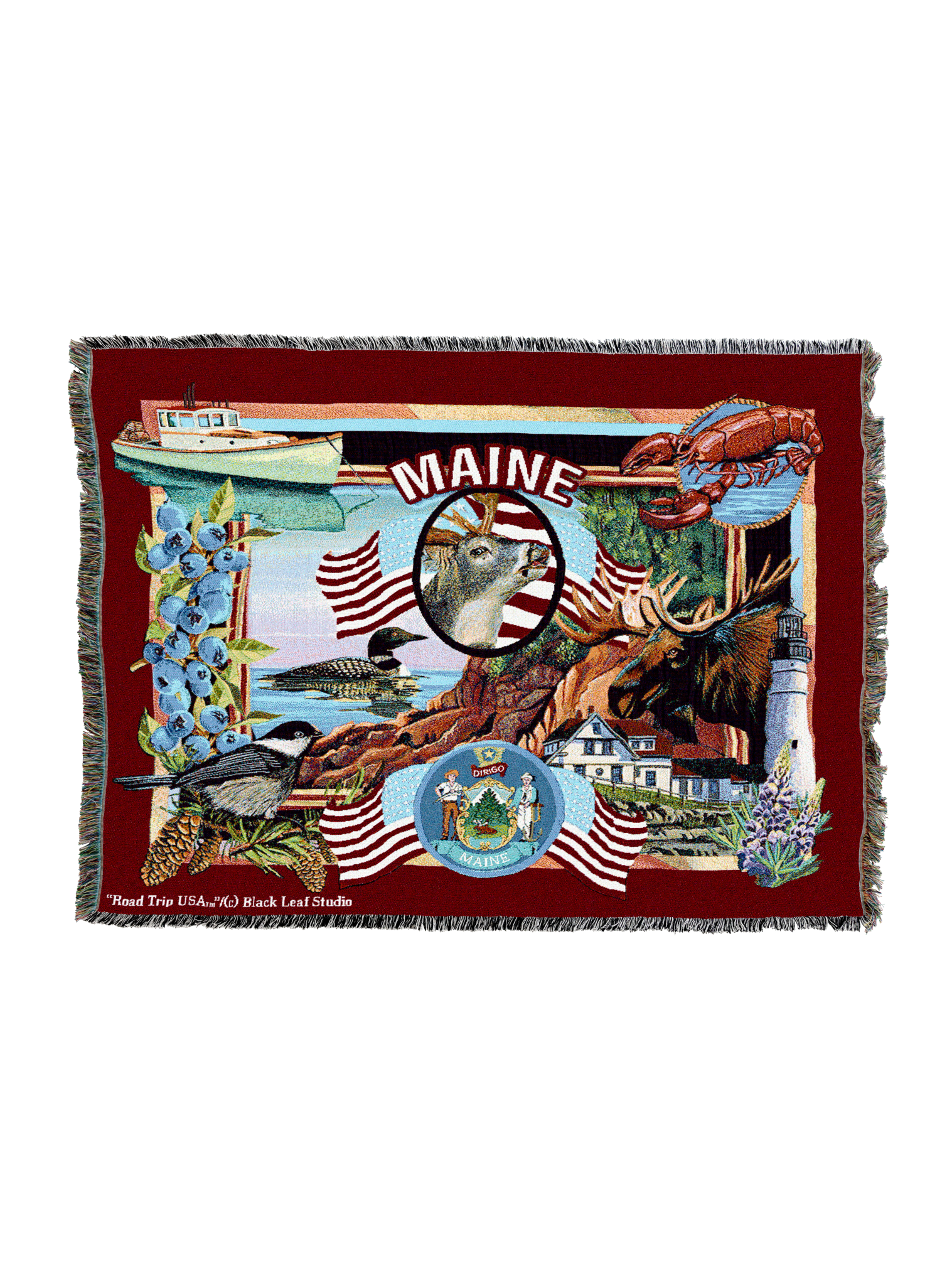 State Of Maine Blanket