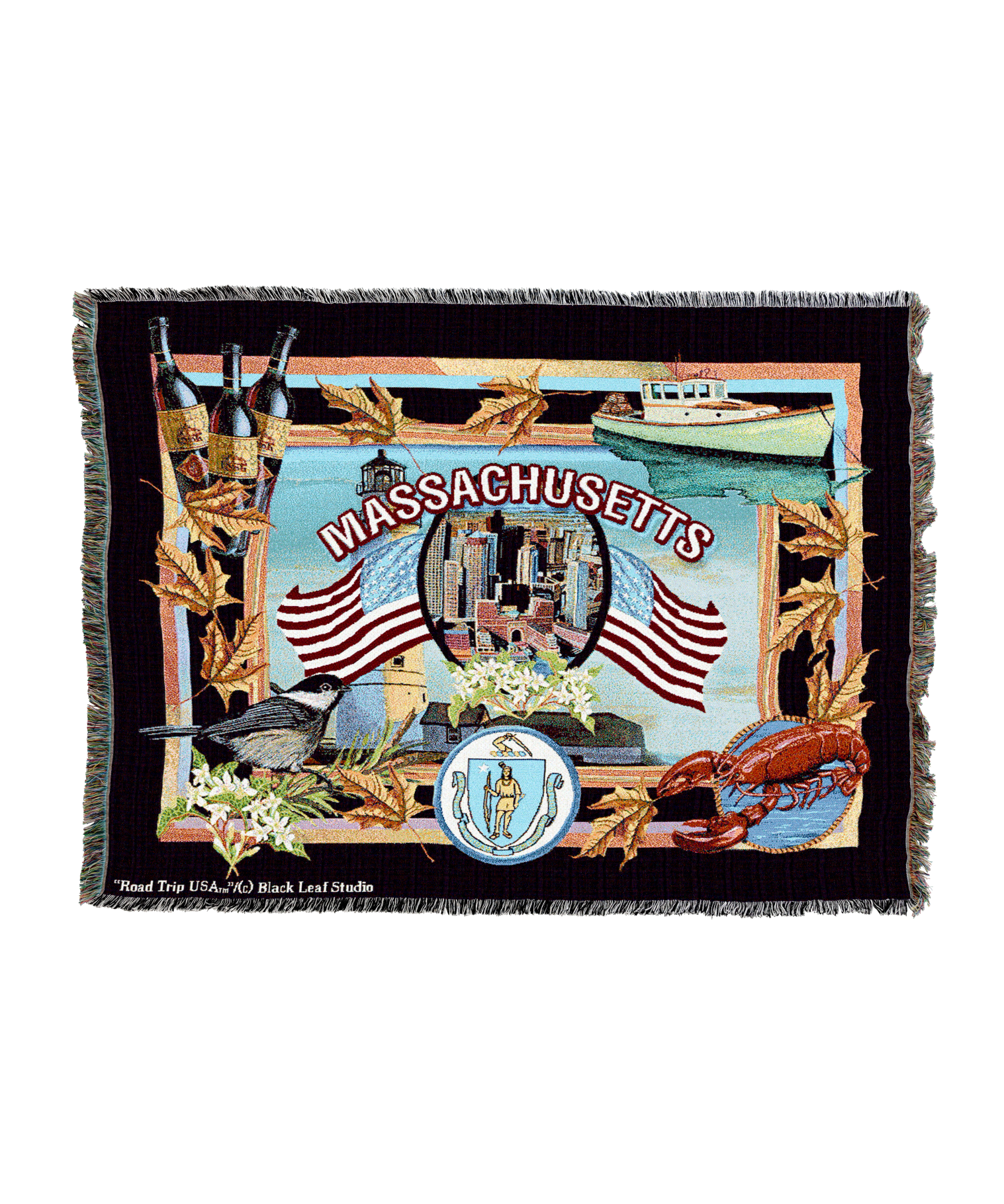State Of Massachusetts Blanket