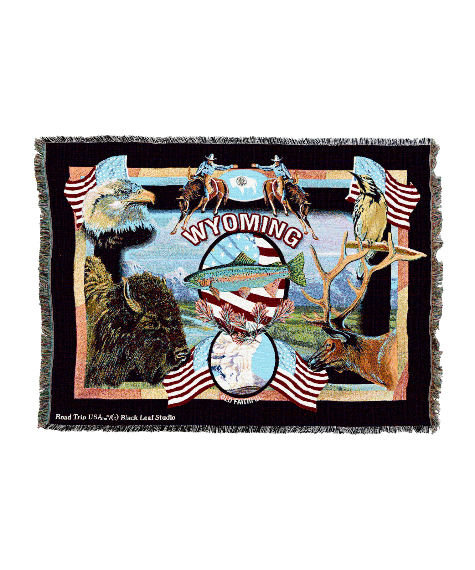 State Of Wyoming Blanket