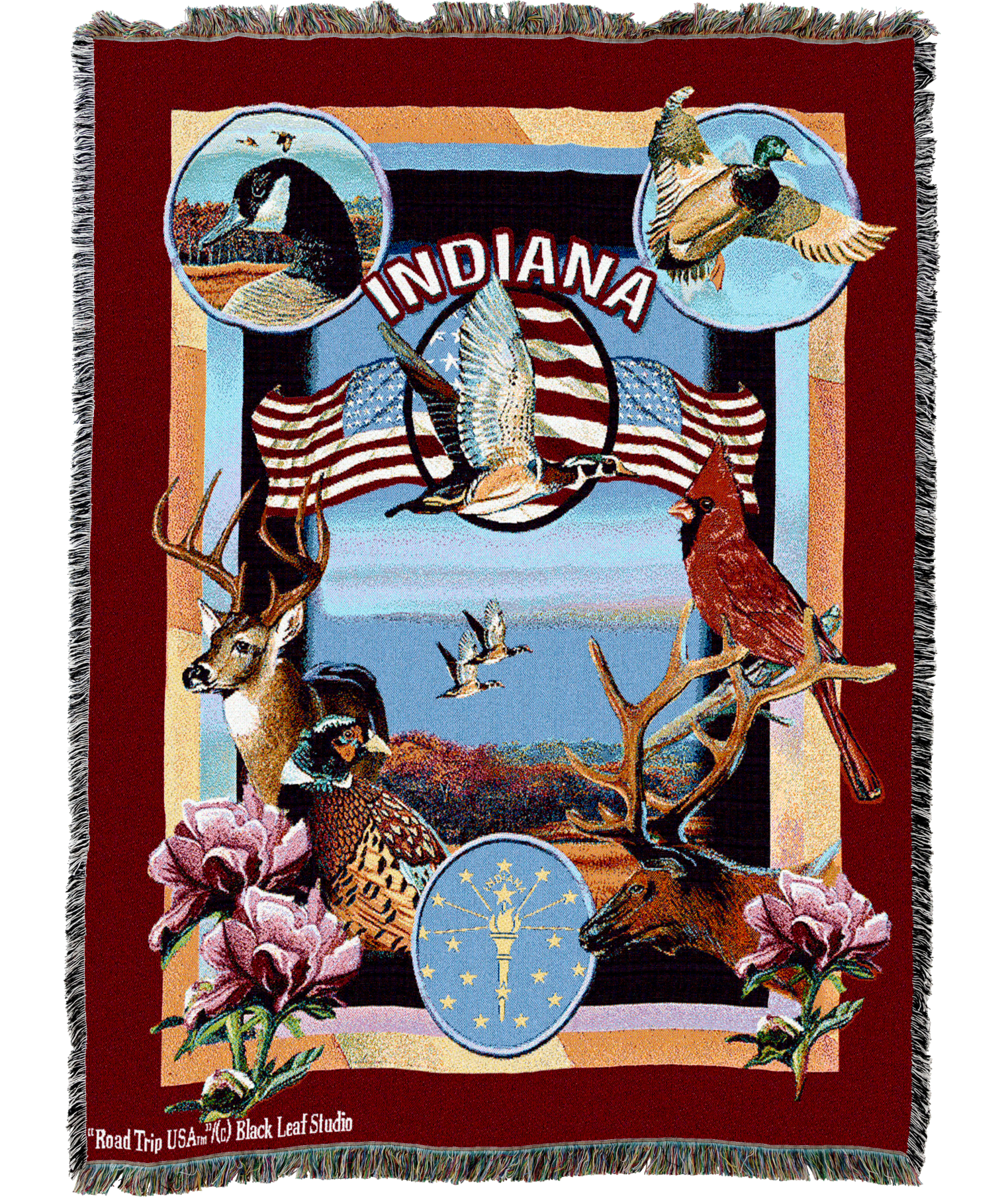 State Of Indiana Blanket