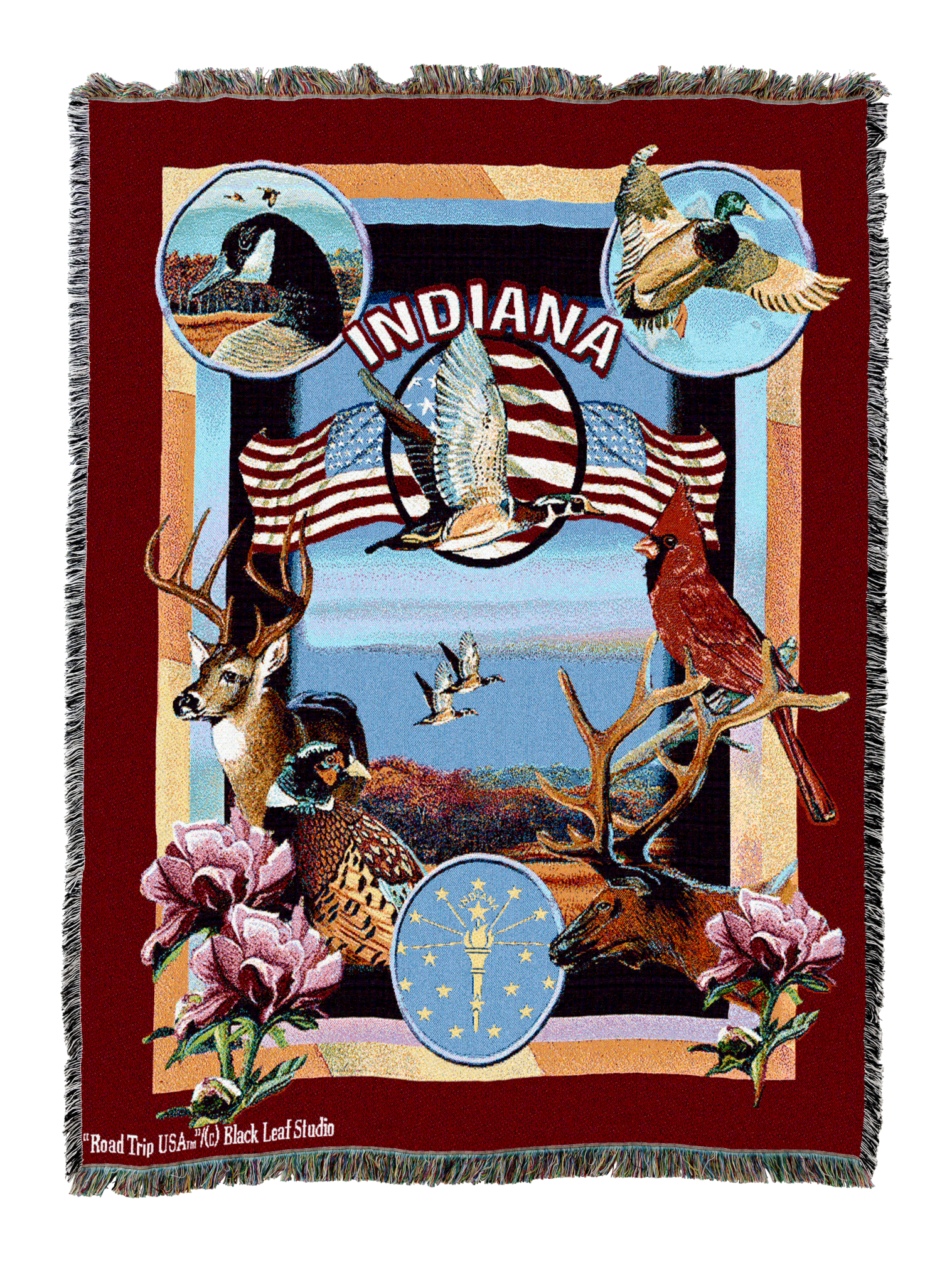 State Of Indiana Blanket