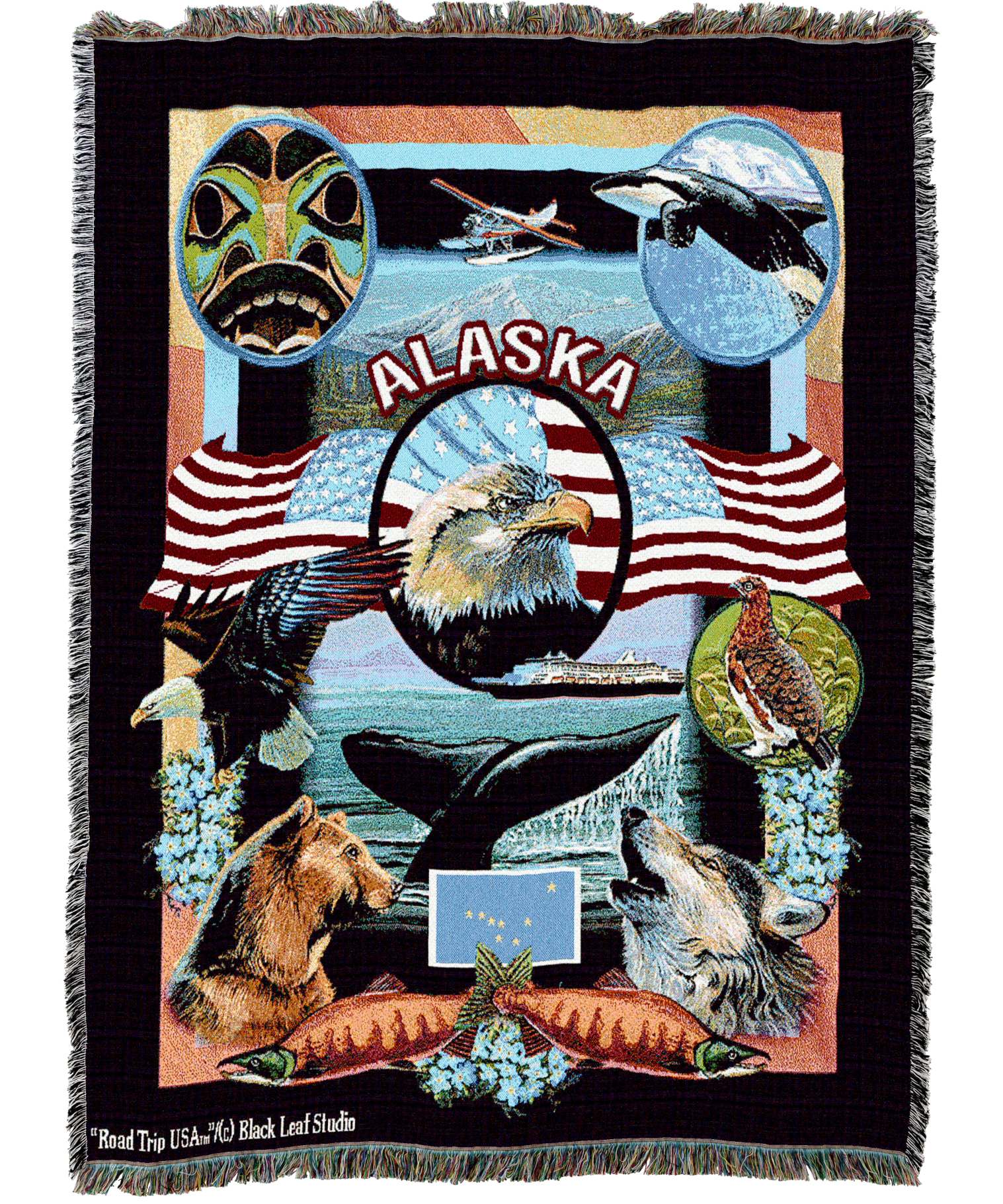 State Of Alaska Blanket